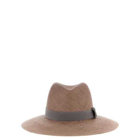 BRUNELLO CUCINELLI Accessories - Brunello Cucinelli Women 'Precious Leather Band' Hat